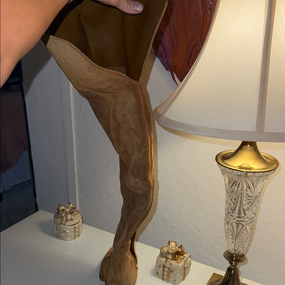 Vince Camuto Tan Over the Knee Boots - Picture 5 of 5